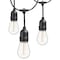 Newhouse Lighting - Outdoor 48-ft String Lights w/(16) Plastic LED Filament Bulbs Included CSTRINGLED18P - alternate 1